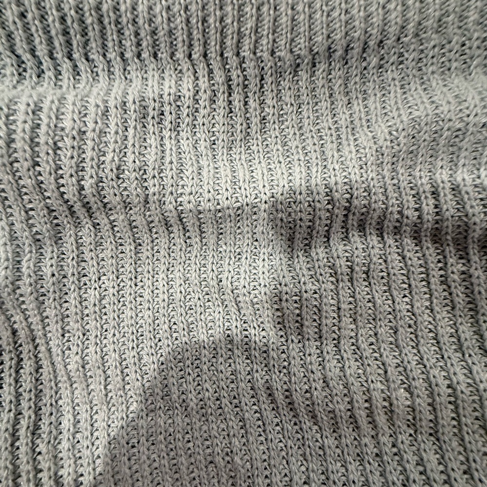 Faherty Light Gray Button-Up Cardigan - image 5